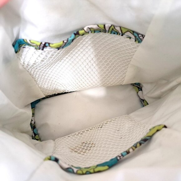 Vera Bradley Quilted Fabric Cool Keeper Lunch Carrier Rare Peacock Pattern - Picture 9 of 13